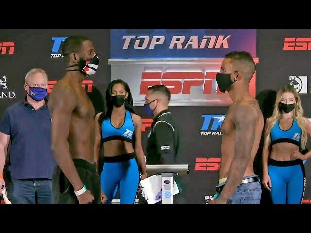 FRED WILSON JR. VS. DONTE STUBBS - FULL WEIGH IN & FACE OFF VIDEO