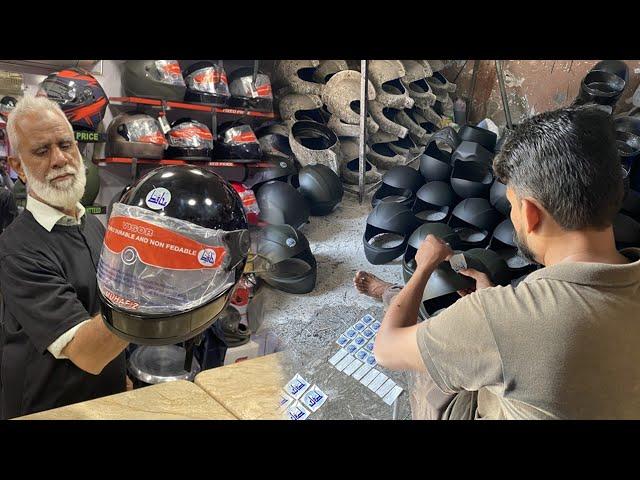 Amazing Process of Making Motorcycle Helmets || How Motorcycle Helmet Are Made