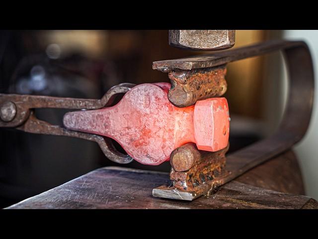 Forging a Cross Peen Hammer with ONLY Hand Tools