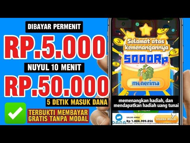 CARA NUYUL GAME PENGHASIL UANG GRATIS | APK PENGHASIL SALDO DANA | CARA DAPAT CUAN DARI MAIN GAME 