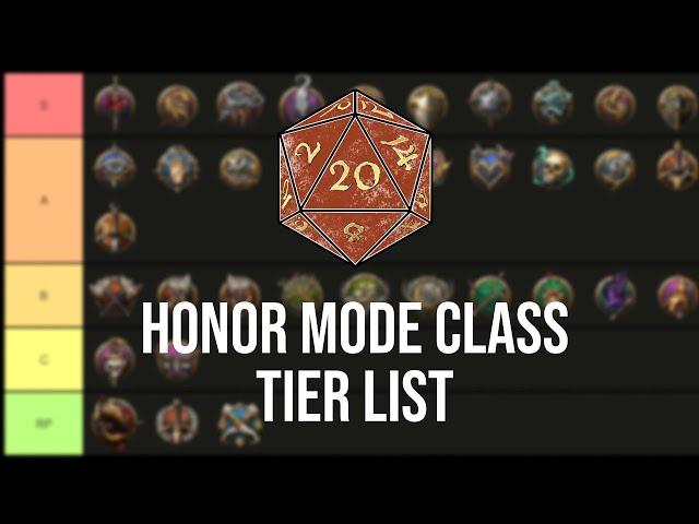 BG3 Honor Mode Class Tier List - Updated for Patches 5 and 6