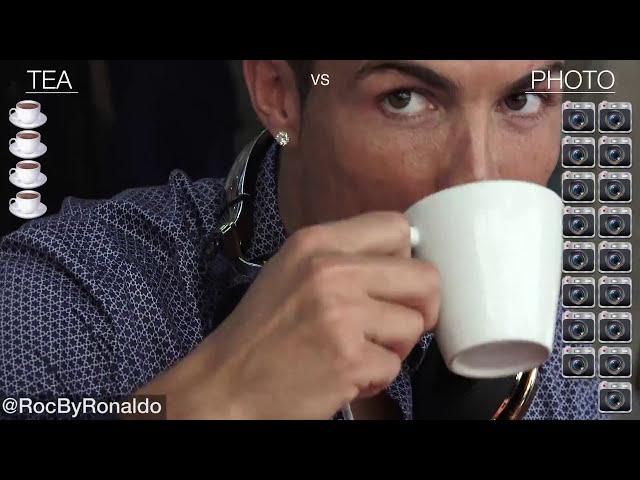 CRISTIANO RONALDO PHOTO SURPRISE he was just going out for tea and this happened FUNNY MOMENTS