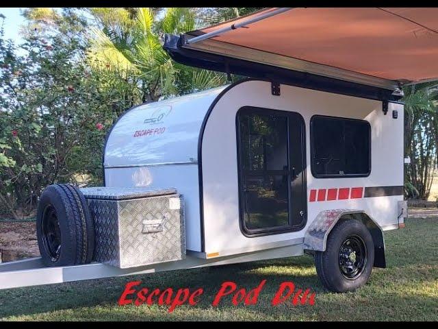 Travelbug Teardrop Campers, Escape pod Duo.