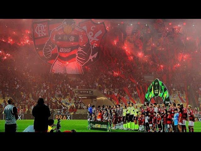 RECEBIMENTO ARREPIANTE DA TORCIDA DO FLAMENGO NO MARACANÃ! FLAMENGO X FLUMINENSE