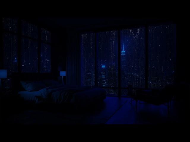 Rest In The Rainy City - Heavy Rain In The City, Silently Relaxing For A Dream