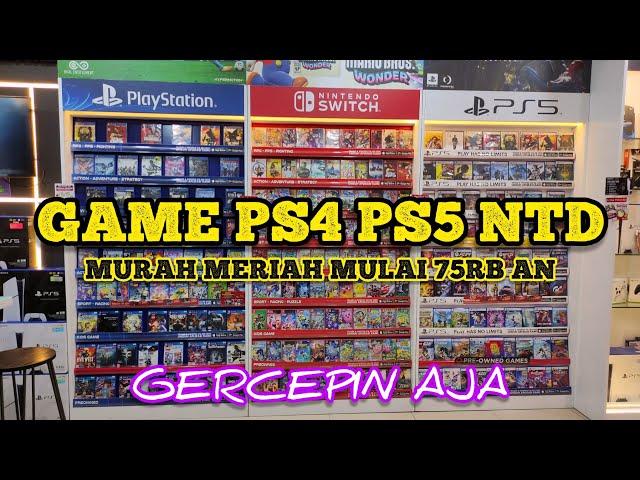 DI GERCEP IN KASET PS4 PS5 NINTENDO MURAH MERIAH MULAI 75RB AN | TOKO GAME PS4 PS5  BANDUNG