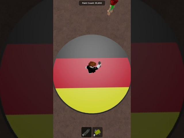 DRAWING GERMANY COUNTRYBALL  & COMING BACK LATER #shorts #roblox #germany #countryballs