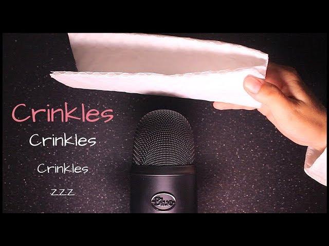 ASMR Delicate Crinkle Sounds (Plastic, Aluminium, Paper...) - No Talking