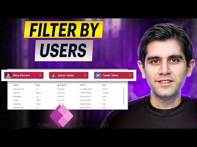 How to Design People Search & Filter in Power Apps | Tutorial