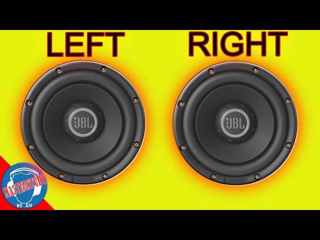 Left and Right Stereo Sound Test for Headphones