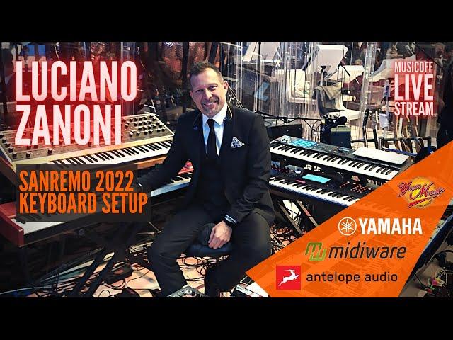 Luciano Zanoni e le tastiere di SANREMO 2022 - Live Stream