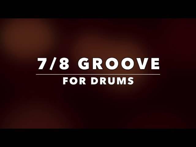 7/8 Groove Backing Track for Drummers (No Drums)