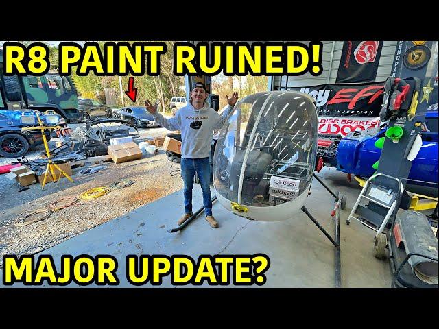 Rebuilding A Wrecked 2020 TWIN TURBO Audi R8 Part 14!!!