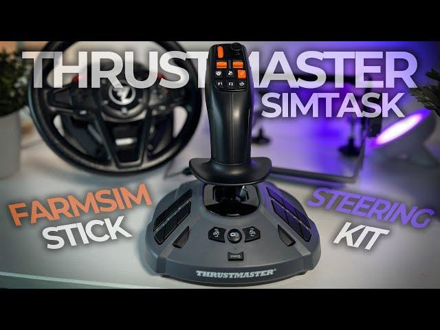 ️Thrustmaster SimTask FarmStick Joystick, Steering Kit und T128 Lenkrad - FELIX TESTET