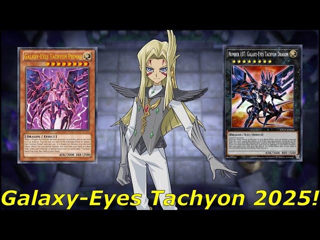 GALAXY-EYES TACHYON DRAGON DECK 2025! Tachyon Deck with its new supports!