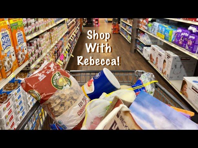 ASMR Grocery shop with Rebecca! (Soft Spoken version) Vlog style shopping trip & grocery haul!