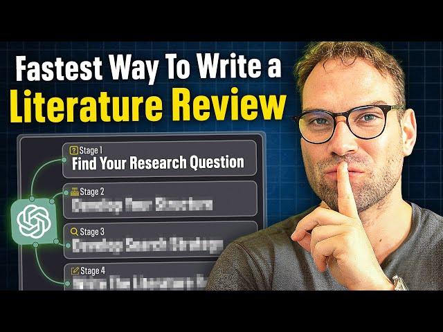 How To Automate Your Literature Review ETHICALLY Using ChatGPT (Prof. David Stuckler)