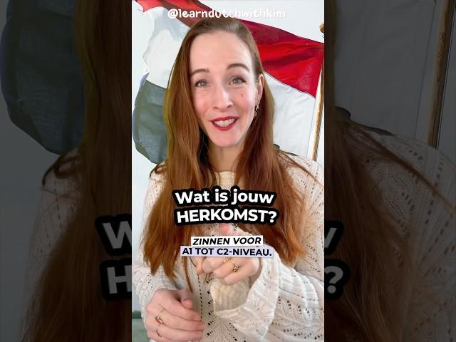 6 ways to say where you’re from in DUTCH #learndutch
