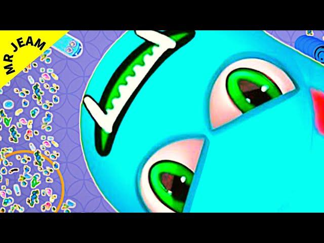 WORM ZONE epic Gameplay Top 1 | part 220 | slitherio wormate biggest snake io game | Mr Jeam