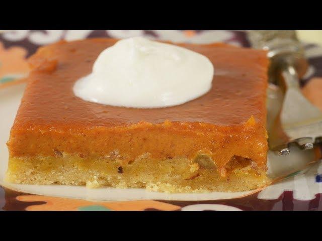 Pumpkin Bars Recipe Demonstration - Joyofbaking.com