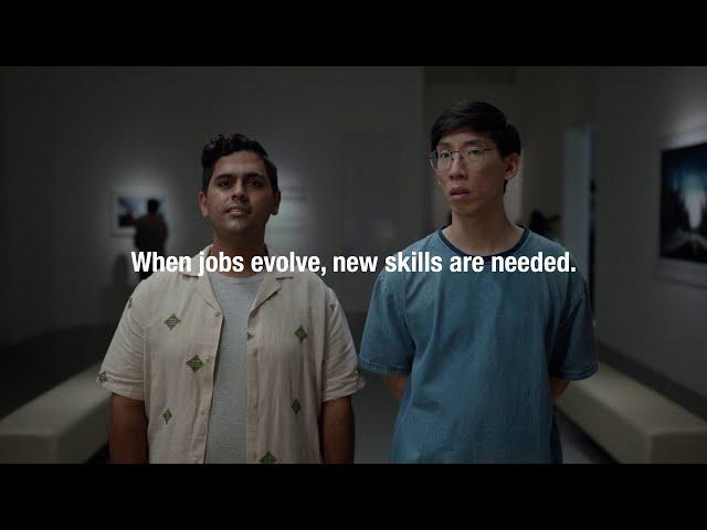 When jobs evolve, new skills are needed