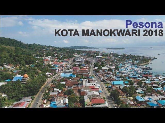 Pesona Kota Manokwari 2018, Ibukota Provinsi Papua Barat dari Udara