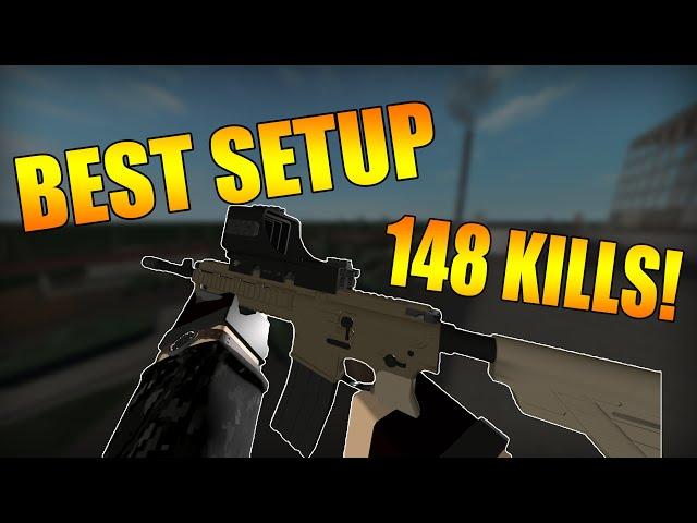 (148 KILLS) THE BEST HK416 SETUP IN THE GAME... (Phantom Forces)