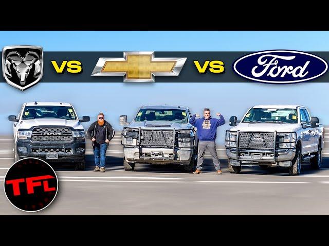 Ford vs Chevy vs Ram: The Best Used Affordable HD Truck Is...