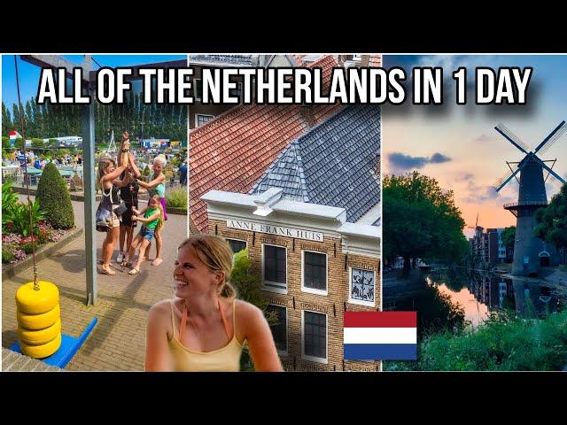 Dutch Summer Vlog: seeing the WHOLE country in 1 day and end at the beach...