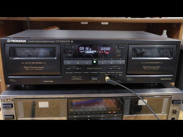 Кассетная дека Pioneer CT-W606DR: цифровой шумодав и FLEX в действии