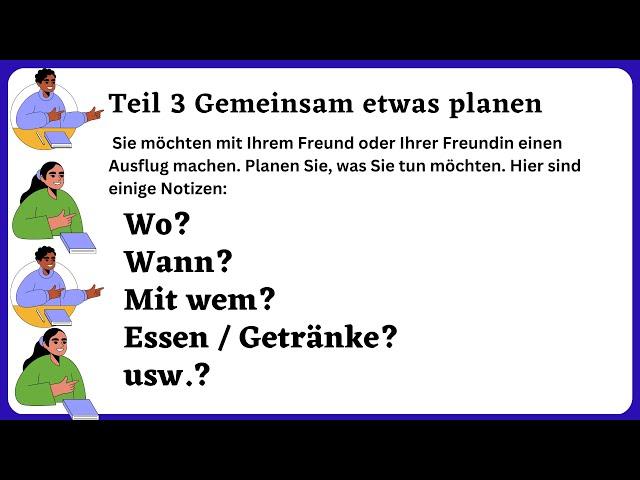 Etwas gemeinsam planen | A2/B1 DTZ GAST Prüfung