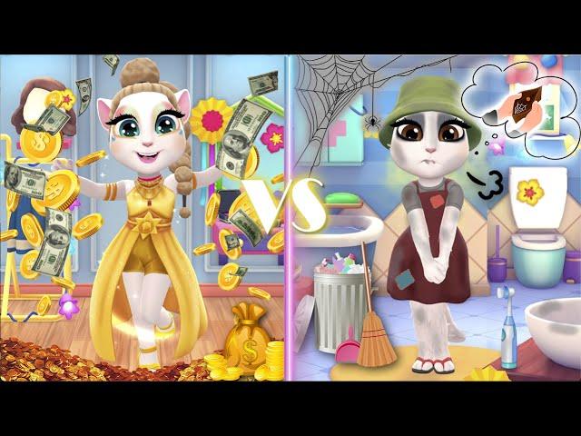 My talking Angela 2 | Rich Angela VS Poor Angela | cosplay