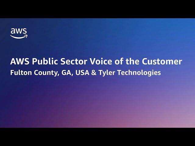 Fulton County uses Tyler Technologies and AWS to improve jail overcrowding | AWS Public Sector