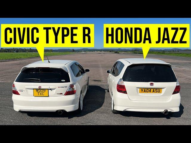 IS MY HONDA JAZZ FASTER THAN A CIVIC TYPE R?