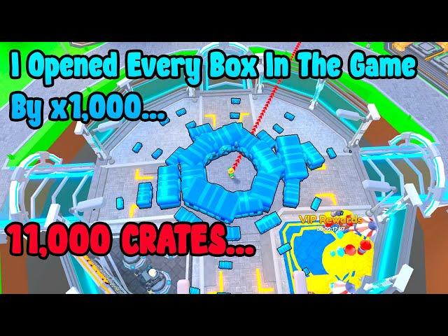 I Openned Every Box In The Game By X1,000(11K CRATES) In Toilet Tower Defense!