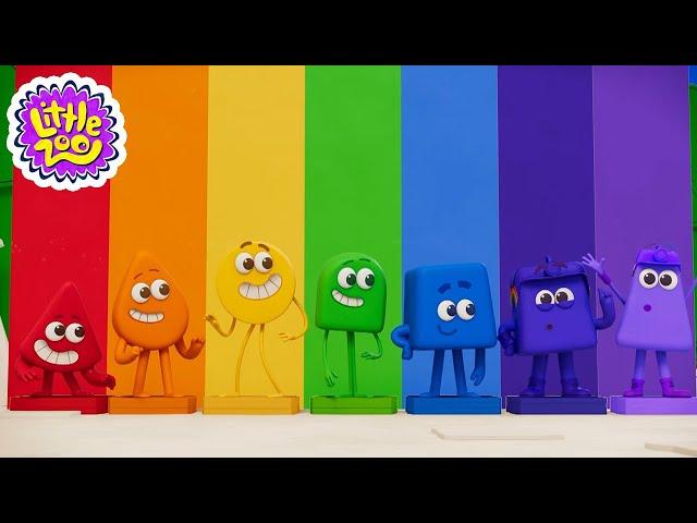 The Best Colours Ever! | Level 1 of Colourblocks | Learn Colours for kids | @LittleZooTV