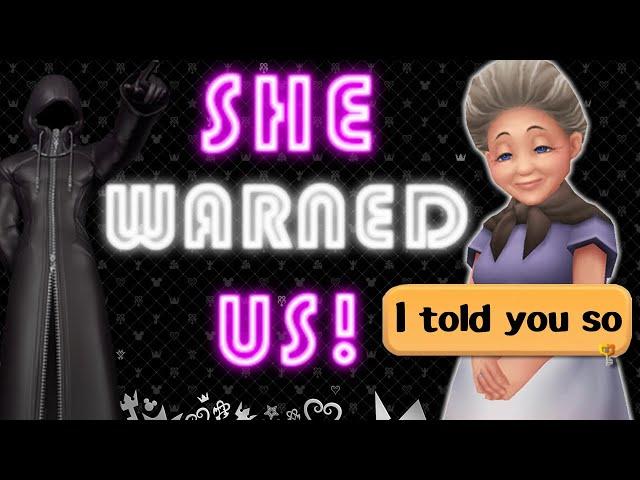 She Warned Us About Him in Kingdom Hearts 1: Theory/Discussion