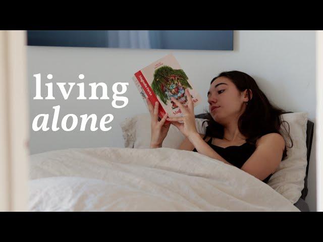 living alone - a productive vlog