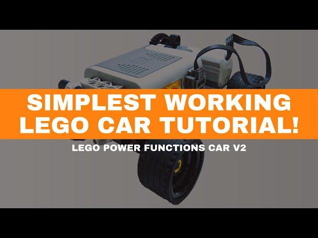 How to build a Lego Power Functions Car | Lego power functions car v2 tutorial