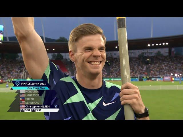 Complete Men's Pole Vault Final.  Zürich Diamond League, Day 2 Letzigrund Stadium, September 9, 2021