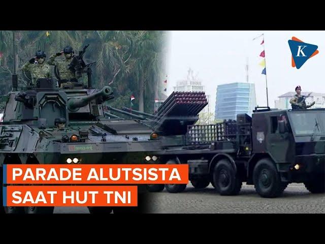 [FULL] Parade Alutsista di HUT Ke-78 TNI, Ada Tank dan Rudal