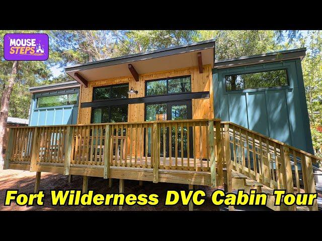The Cabins at Disney's Fort Wilderness Resort 2024: FULL Tour of New DVC Cabin with Disney Details