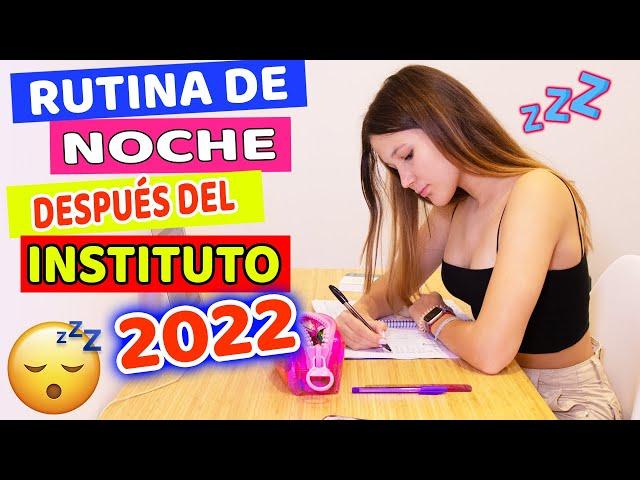 RUTINA DE NOCHE DESPUÉS DEL INSTITUTO 2022 en ANDORRA! ️ 100% REAL | Daniela Golubeva