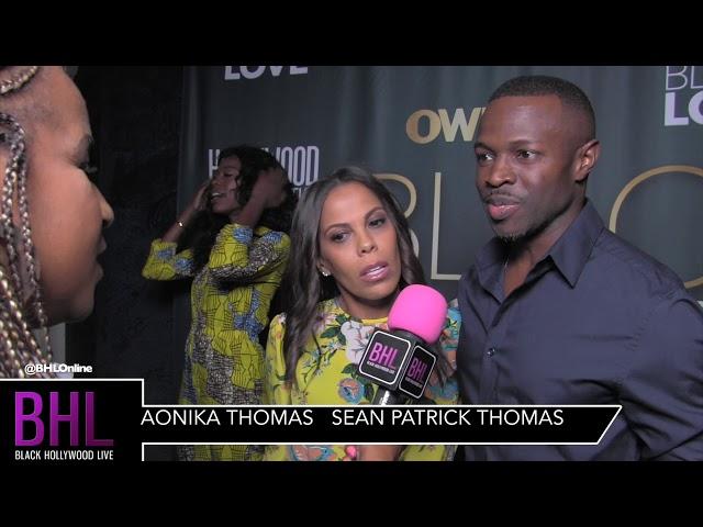 Interview with actor Sean Patrick Thomas & wife Aonika at Own TV's "Black Love" docuseries premiere