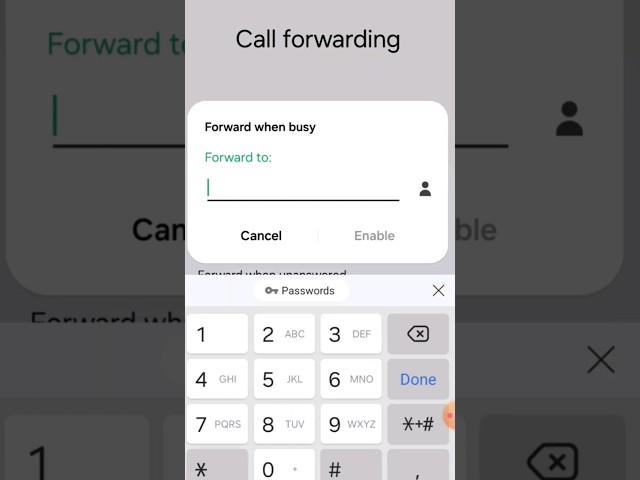 4 Types of Call forwarding #callforwarding#shorts