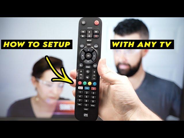 How to Setup One For All Universal Essential TV Remote + CODES LIST