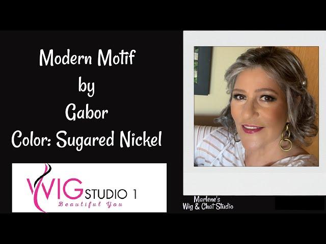 Gabor MODERN MOTIF Wig Review | Sugared Nickel GL44-66SS | MARLENE'S WIG & CHAT STUDIO