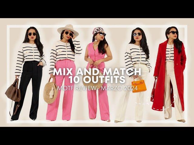 MOTF TRY- ON   MIX & MATCH 10 OUTFITS CON ESTILO Y PERSONALIDAD  MOTF REVIEW MARZO