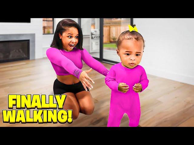 Daughter Walks for First Time *emotional*