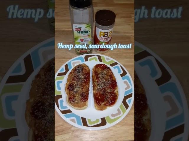 Healthy sourdough toast Recipe in description #shorts #breakfast